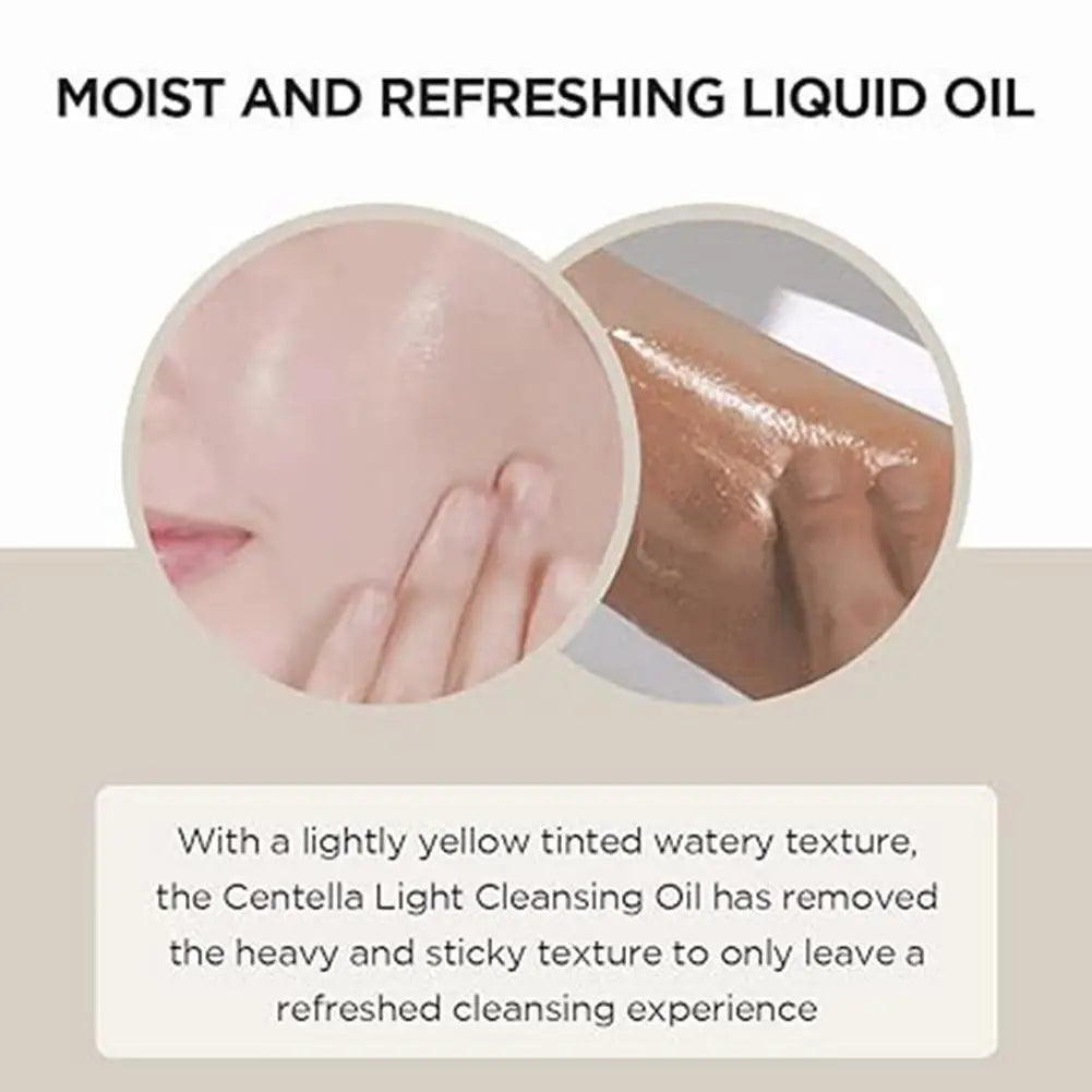 Centella Remover Oil Facial Makeup Remover Moisturizing Face Refresher Cleaning Centella Asiatica Extract Makeup Remover Oil