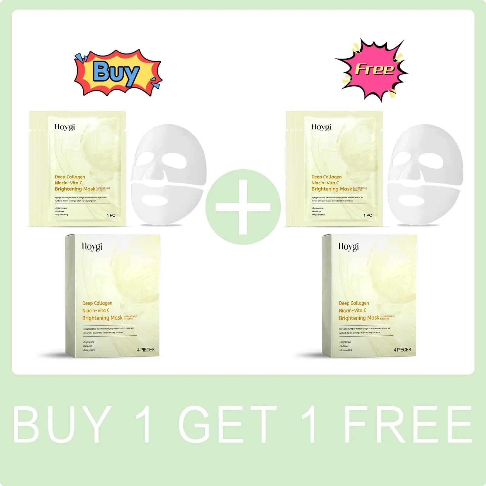 Vitamin C Mask Dark Spot Remover Skin Rejuvenation Smooth Pores Anti Aging Moisturizing Brightening Hyaluronic Acid Facial Mask