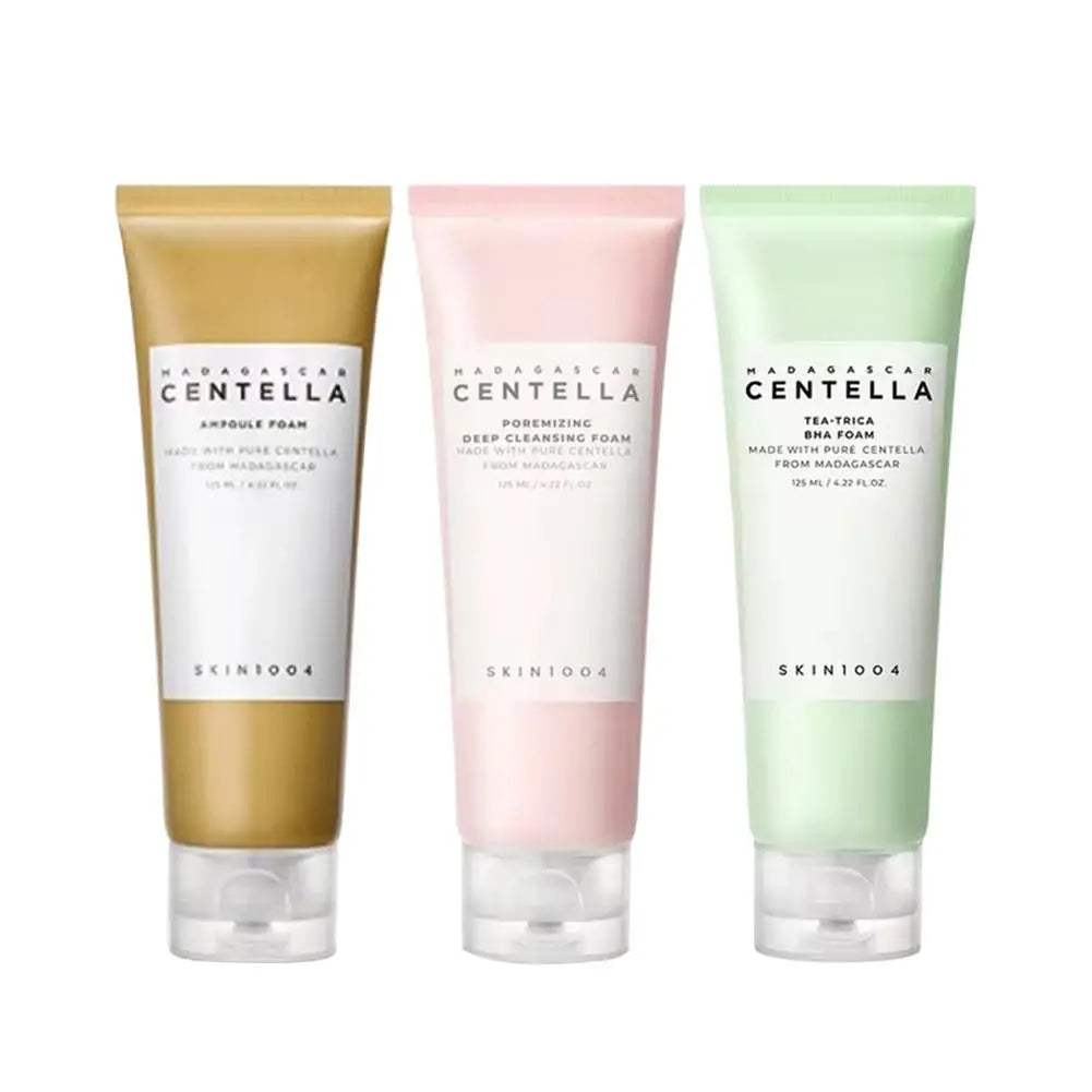 Centella Asiatica Deep Cleansing Foam Facial Cleanser Oil Control Soothing Lotion Remove Pore Mild Exfoliating Skincare Product